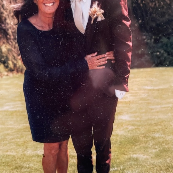 Navy Dress wedding or evening size 4 - Picture 7 of 7